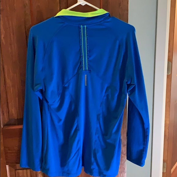 Blue long sleeve quarter zip - Picture 3 of 3